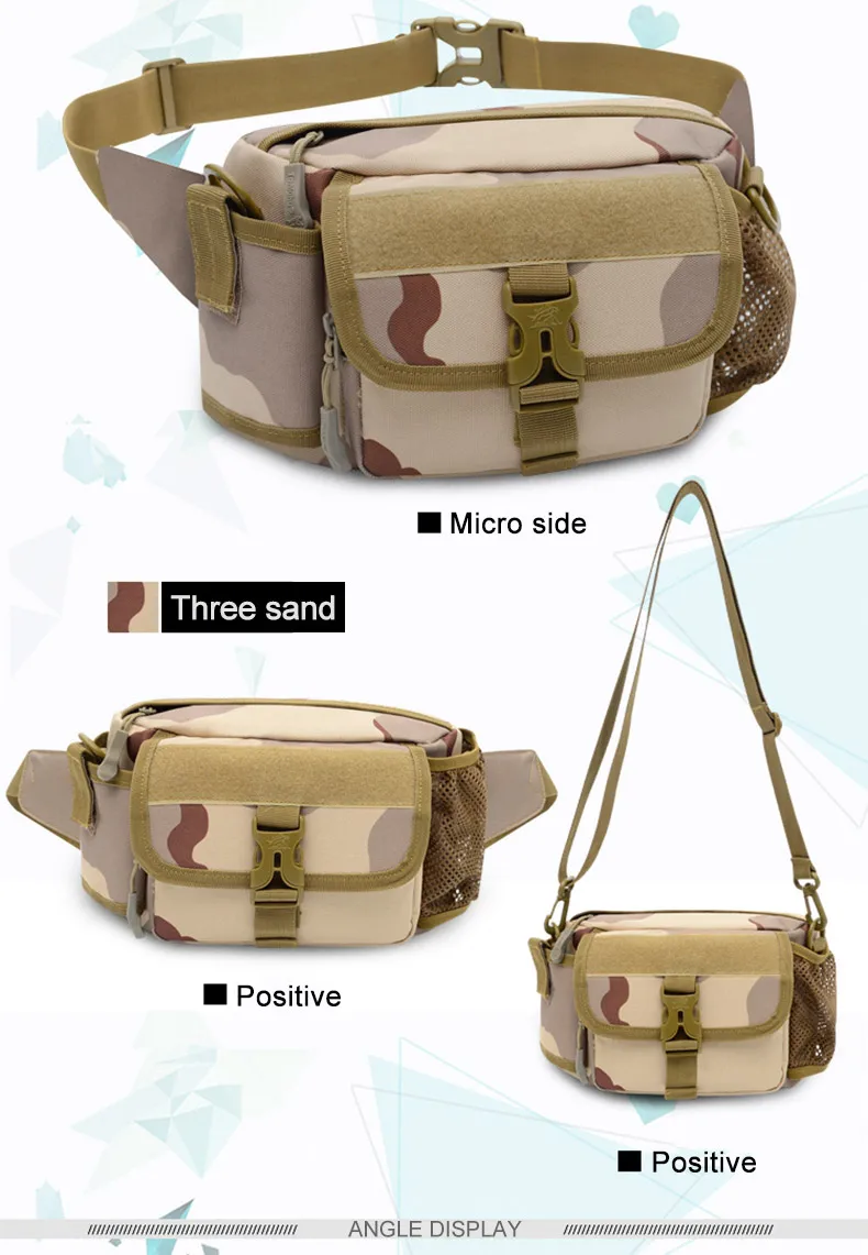 Открытый Многофункциональный рюкзак армии кемпинг Поясные сумки треккинг Тактический плечо камуфляж Военные путешествия сумки XA901WD