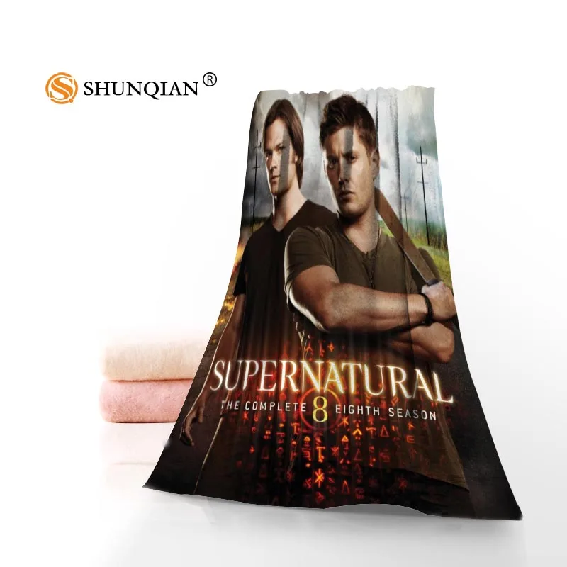 New Supernatural Towel Printed Cotton Face/Bath Towels Microfiber Fabric For Kids Men Women Shower Towels