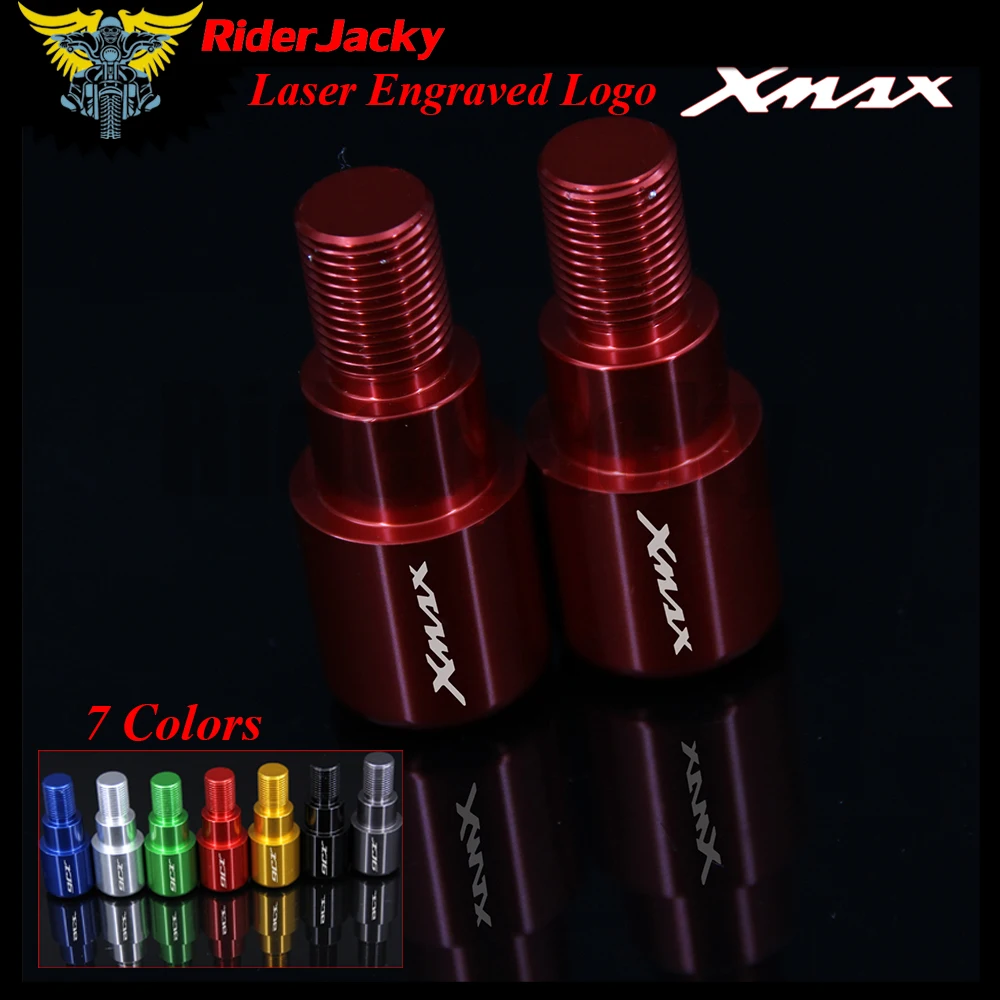 RiderJacky 7/8 &quot22 мм красный CNC мотоцикл Ручка Бар Конец Ползунки Захваты колпачки