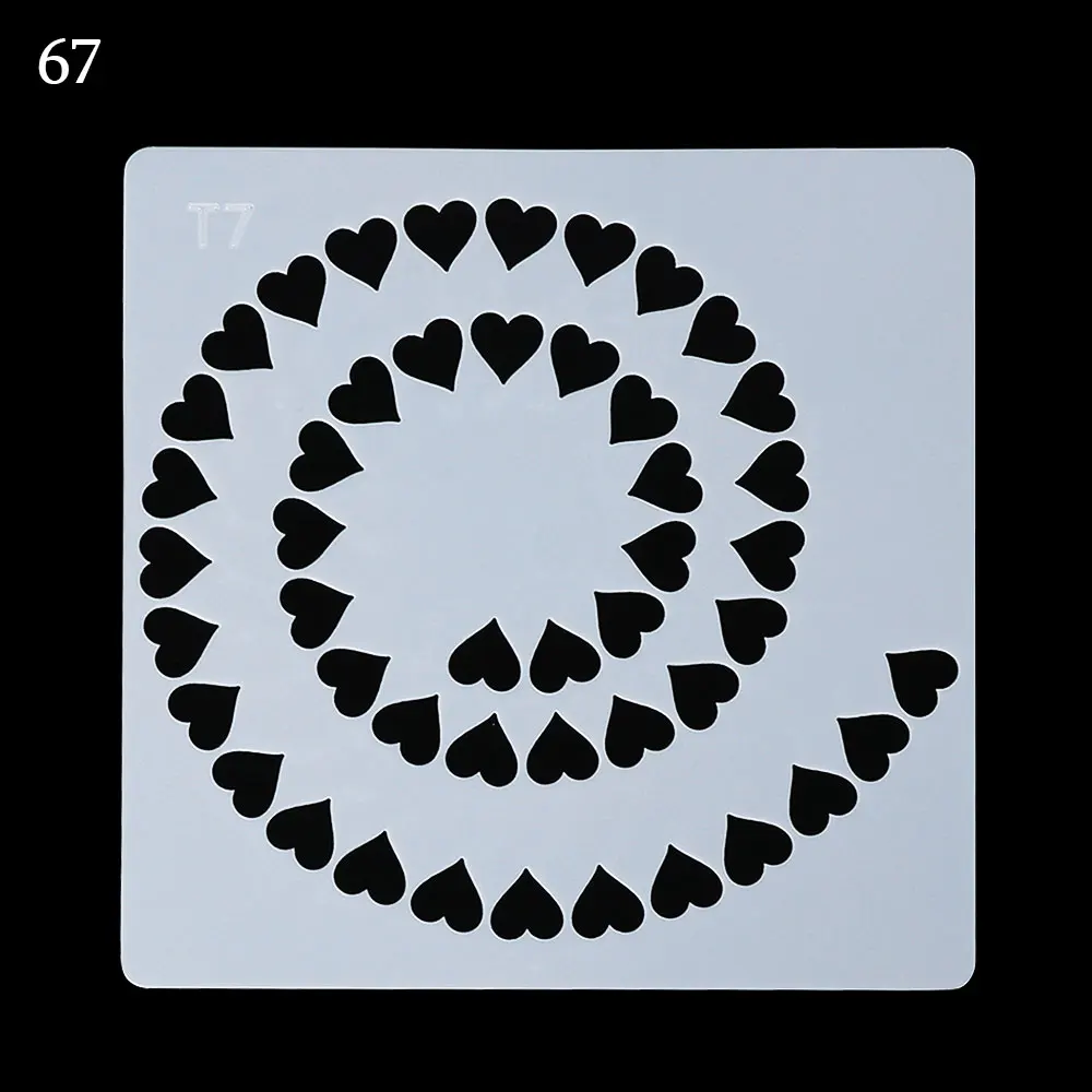 

Heart Shape Layering Stencils For Walls Painting Scrapbooking Stamp Album Decor DIY Embossing Paper Card Template #67
