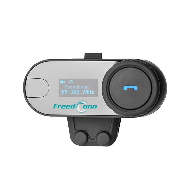 Billige Neue Aktualisierte Version!! Motorrad Motorrad BT Bluetooth Multi Sprech Headset Helm Intercom T COM LCD Screen FM Radio