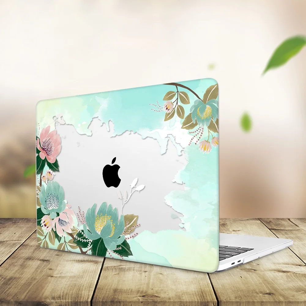Чехол в цветочном стиле для Macbook Air 11 12 Pro Retina13 15, чехол для ноутбука Mac book 13,3 1" 16 A2141 Touch bar Air 13 A1932