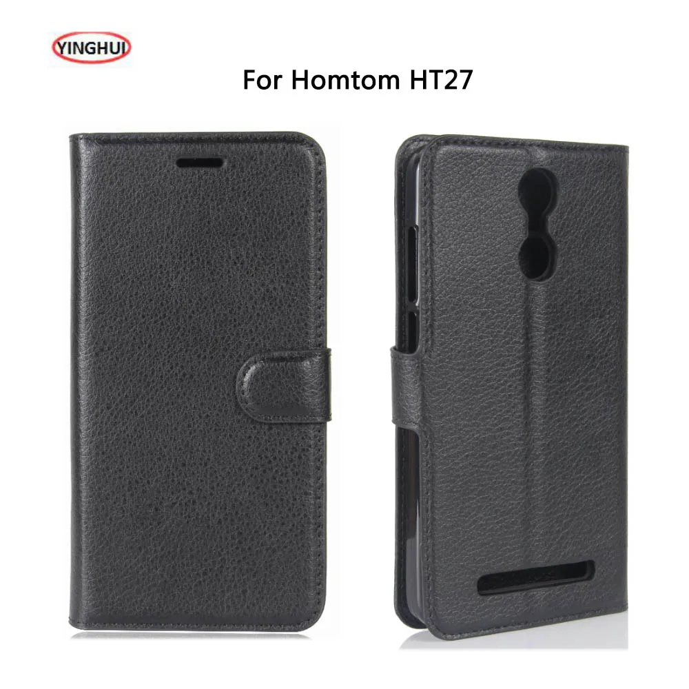YINGHUI Для DOOGEE HOMTOM HT27 кожаный чехол Роскошные откидная крышка Защитная сумки кожа