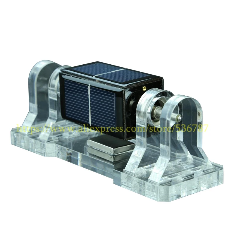 

NEW Scientific gifts, Four-sided magnetic levitation solar motor, Creative magnetic suspension ornaments