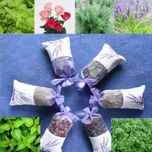 6 цветов, натуральные Лавандовые бутоны, сушеное цветочное саше, ароматерапия, ароматерапия, ароматическое Обновление воздуха, Прямая поставка