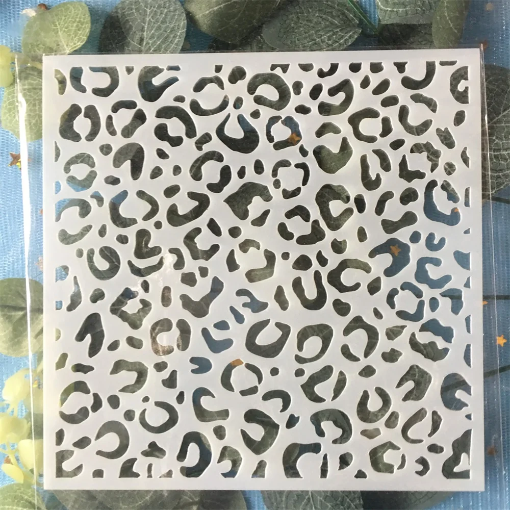 

New 13cm Ink Dot Texture DIY Craft Layering Stencils Wall Painting Scrapbooking Stamping Embossing Album Paper Card Template