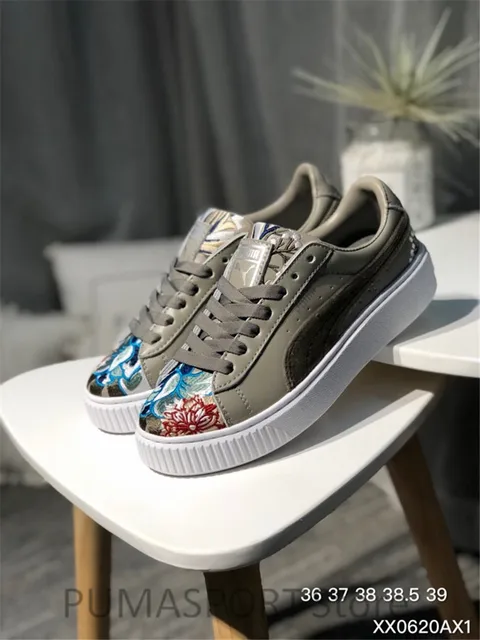 puma flower sneakers