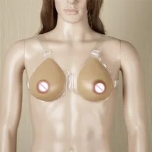 Супер мягкая полная овальная форма груди 600 г/пара Трансвестит идеальная Женская грудь силиконовая грудь бюстгальтер не нужно никаких клеев