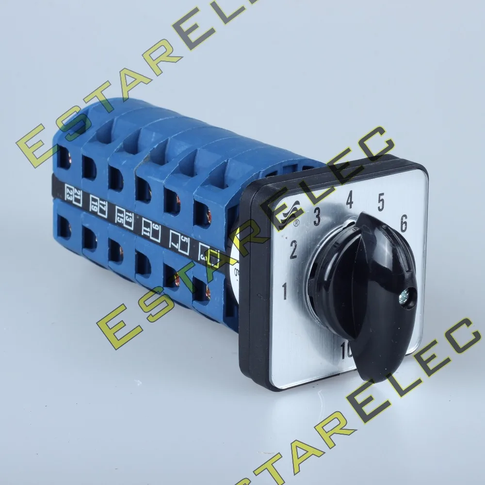

AC 440V Ui 660V 25A Cam Switch 10 position Fig.3 (CE,CCC,TUV,RoHS)
