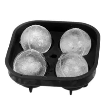 Формочка для льда в форме футбольного мяча 3D форма для льда силиконовая форма панель лотка вечерние коктейльное виски высокое качество Кухня аксессуары W3