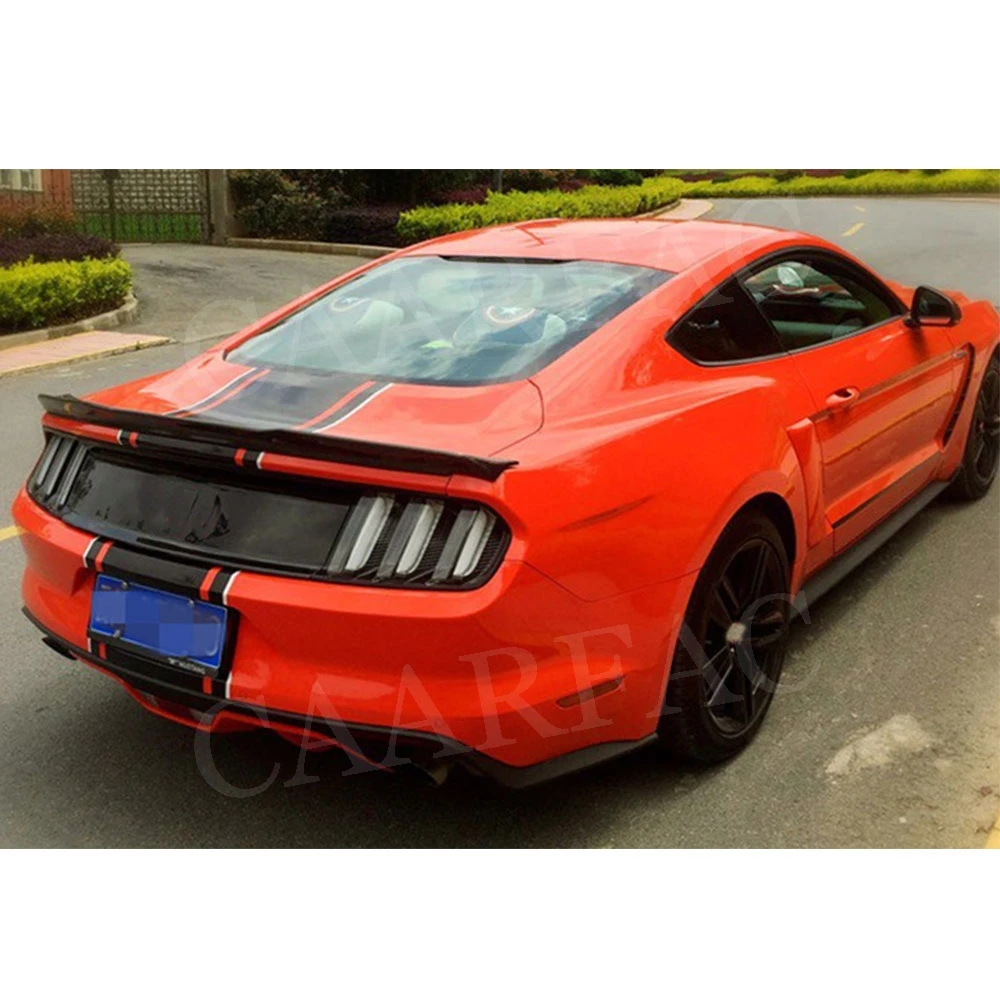Спойлер для заднего багажника Ford Mustang из АБС пластика 2015 2016 2017 крылья углеродного