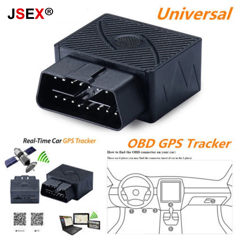 Мини разъем играть OBD gps трекер GSM OBDII устройства слежения OBD2 16PIN Интерфейс локатор