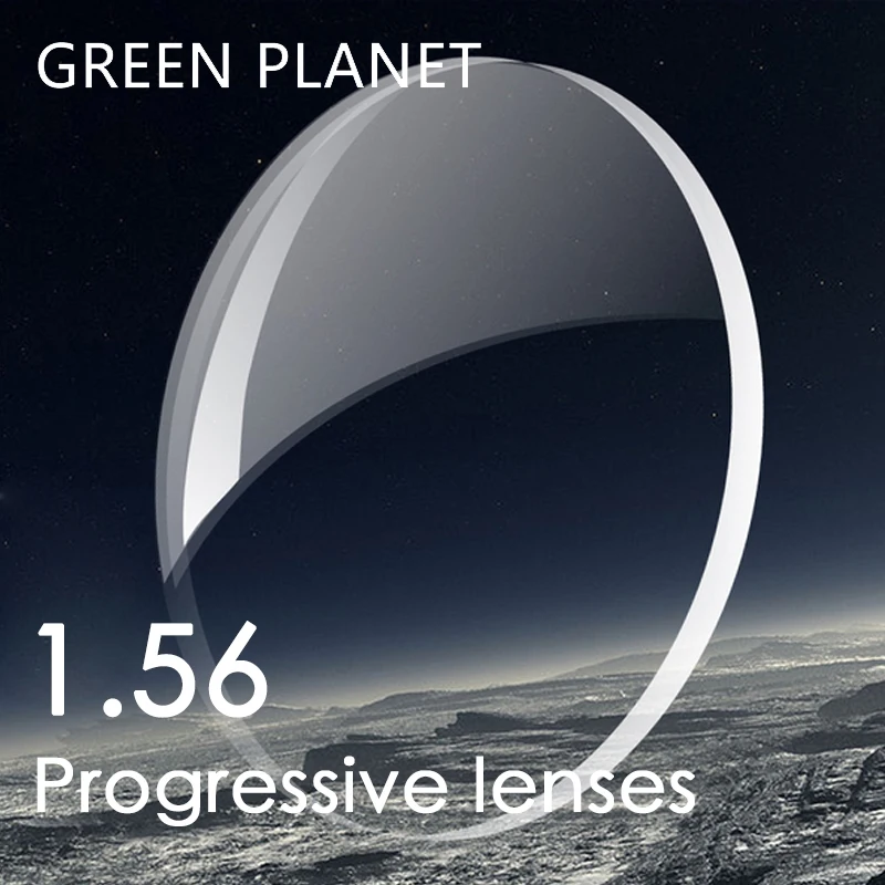 1.56 Index Progressive Multifocal Aspheric Glasses Lens Prescription