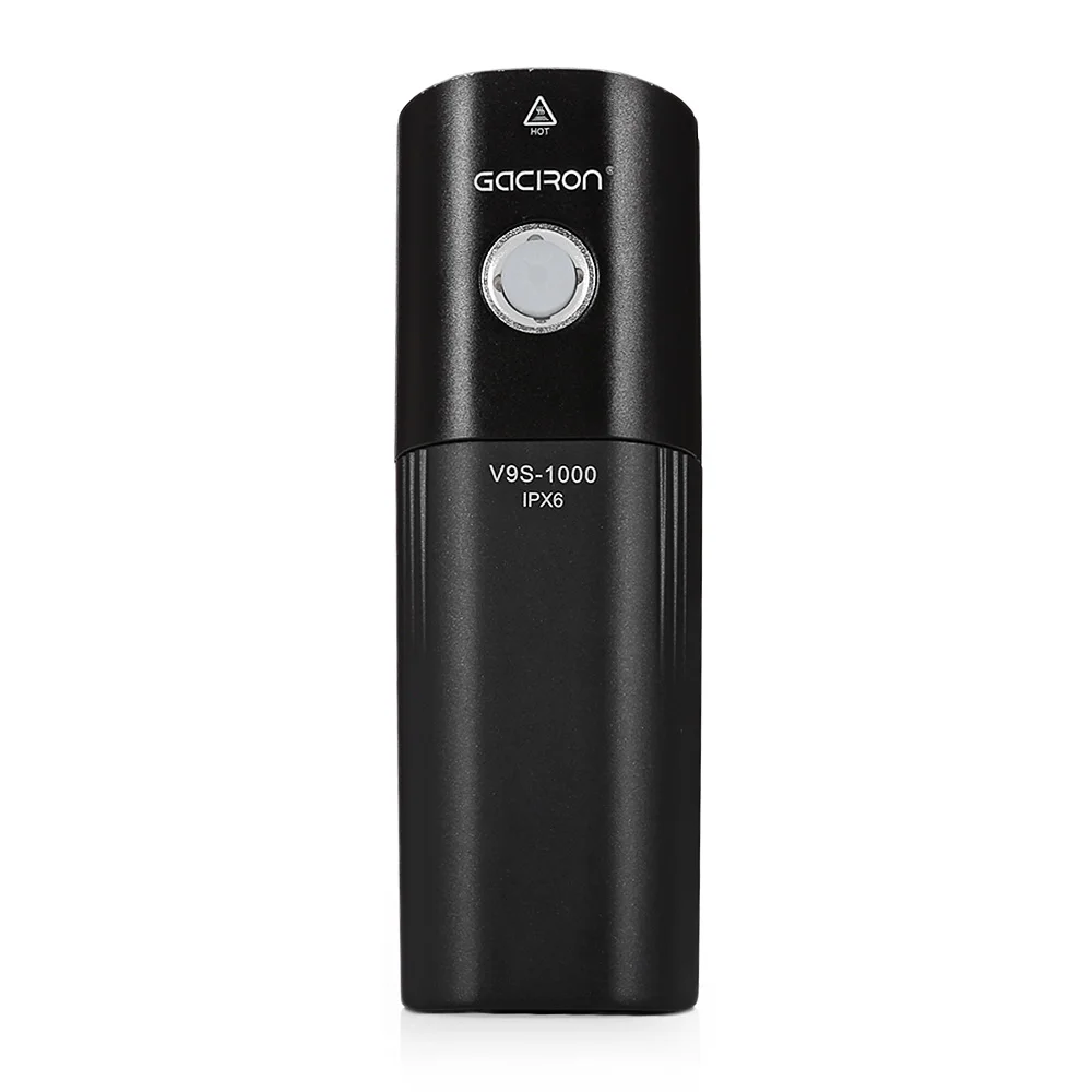 GACIRON V9S 1000 лм USB Перезаряжаемый светодиодный велосипедный фонарь передний