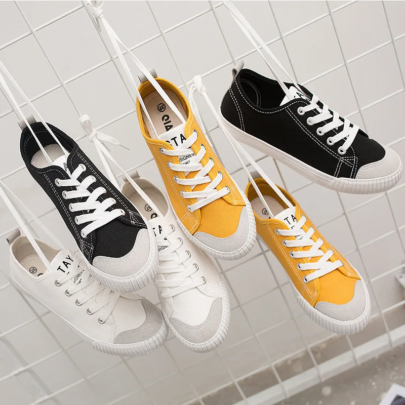 

New Pattern Joker Leisure Women's Lovers Low Help Ugly Adorable Small White--ALEX