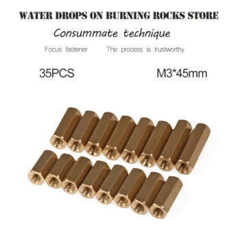 

M3*45mm double-pass copper column,flat head copper column,hollow copper column,hexagonal copper stud,main plate isolation column