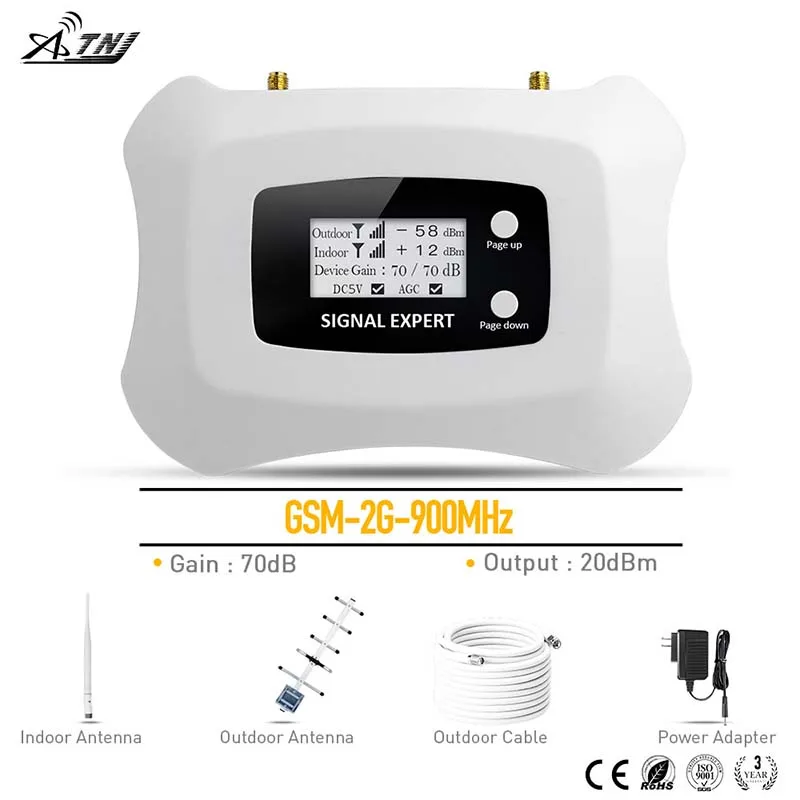 Powerful! GSM 900mhz repeater 2G mobile signal booster