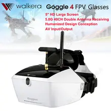 Free shipping!WALKERA Goggle4 FPV Wireless 5.8G 40CH Aerial Video Glasses for 250 Racing Drone