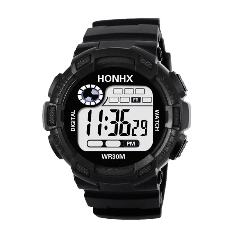 Honhx роскошный бренд мужские спортивные часы для дайвинга 50 м цифровые светодиодные армейские часы мужские повседневные электронные наручные часы горячие часы#1206