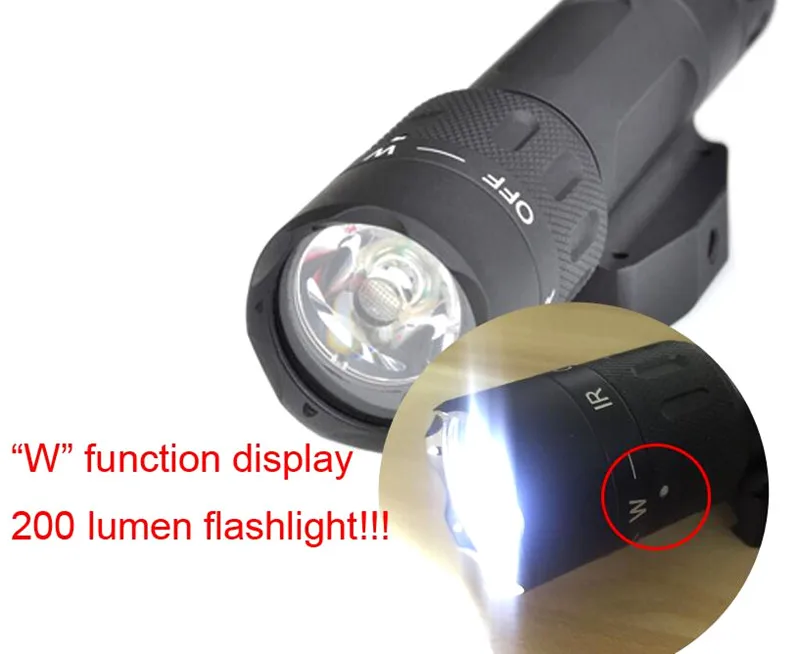 Noite-evolução Tático Lanterna Infravermelha Vermelho ir Rifle Fold Montar Caça Lâmpada Arma Armas Luz Ne08036 Wmx200 14 Noite-evolução tático lanterna infravermelha wmx200 vermelho ir