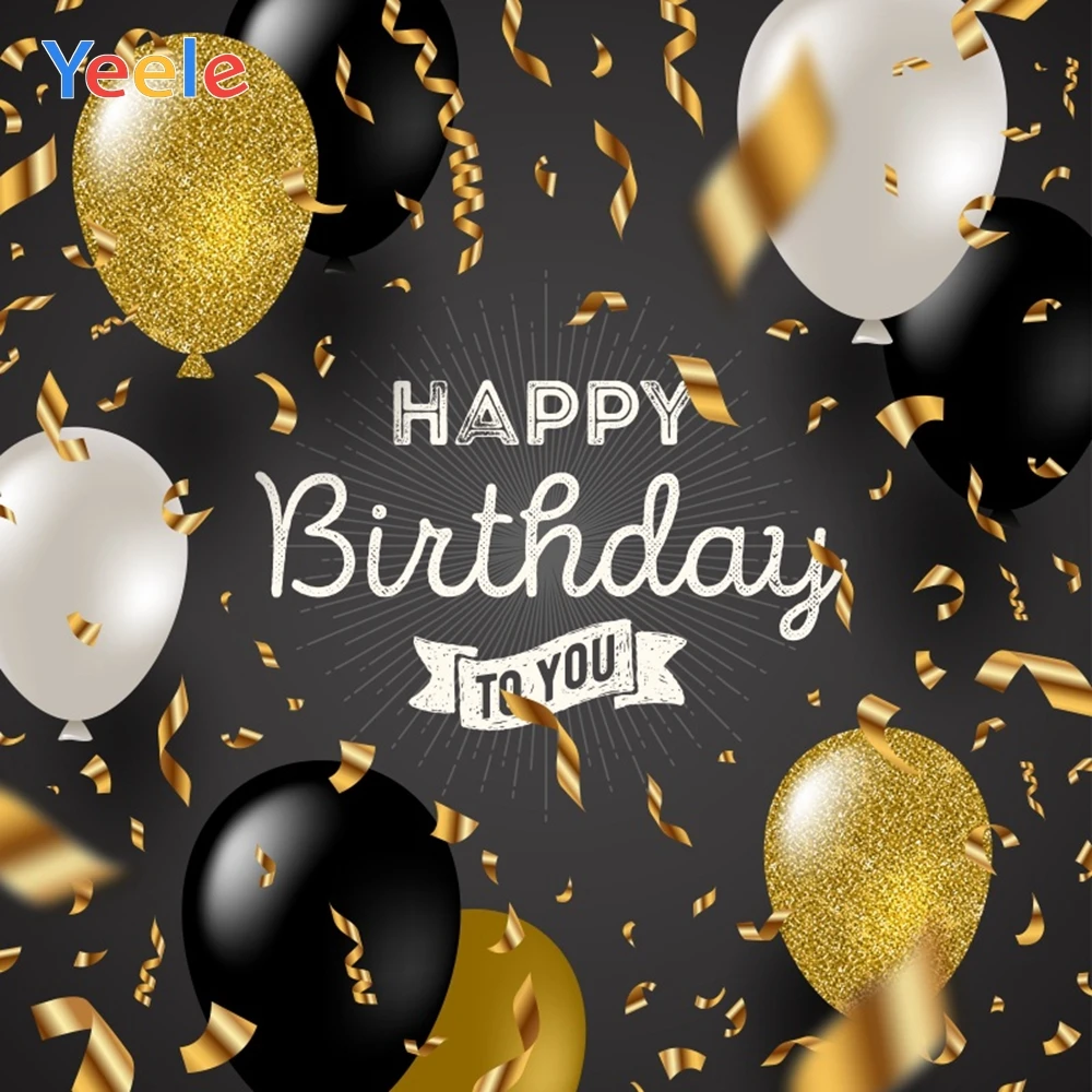 

Yeele Balloons Ribbon Baby Children Birthday Party Celebration Scene Photographic Background Photography Photo Backdrop Studio