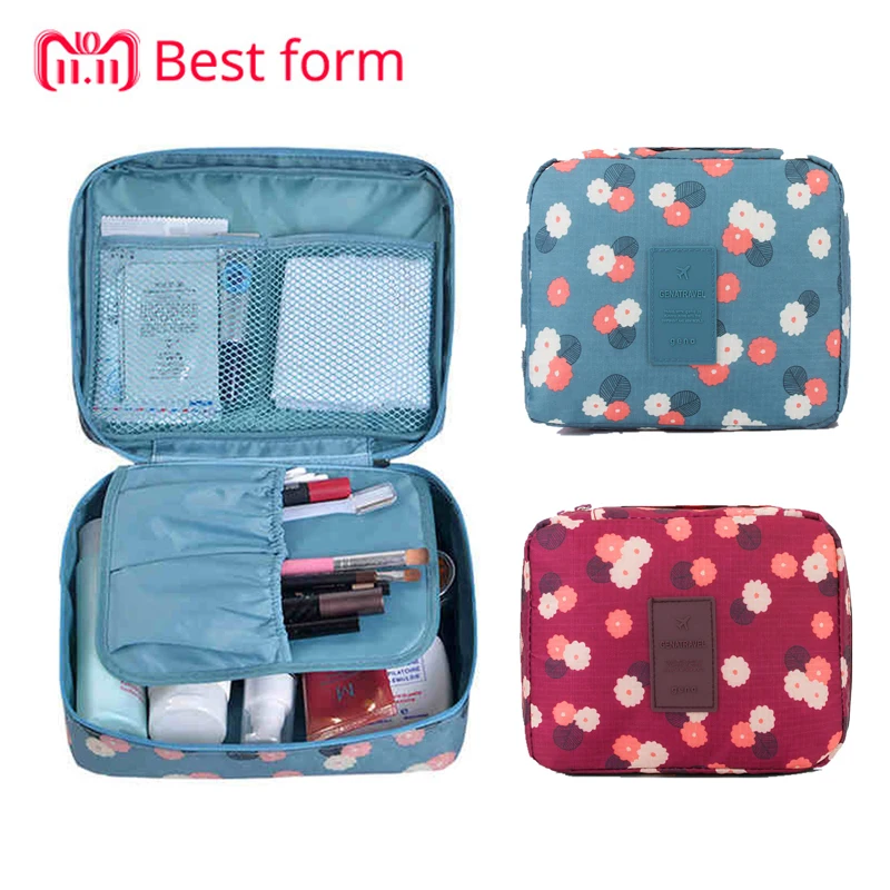 2018 New Travel Fashion Women Cosmetics Cosmetic Bag Beautician Storage Bags Large Capacity Women Wash Bag Makeup Bags For Women