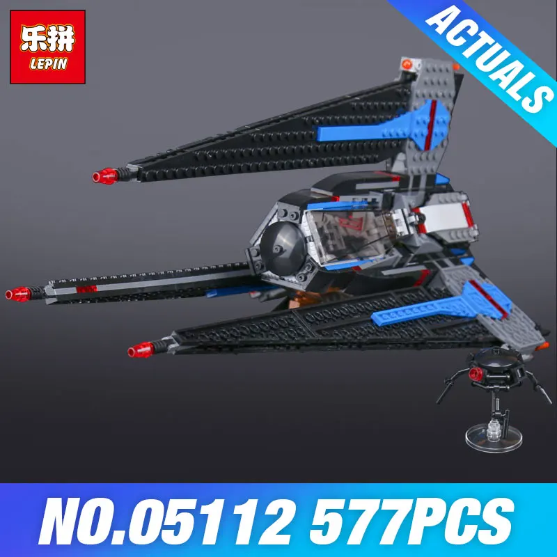 

Lepin 05112 Star Plan Series The Tracker I Fighter Set 75185 Wars toys Model Building Blocks Bricks DIY Kids Educational Gifts
