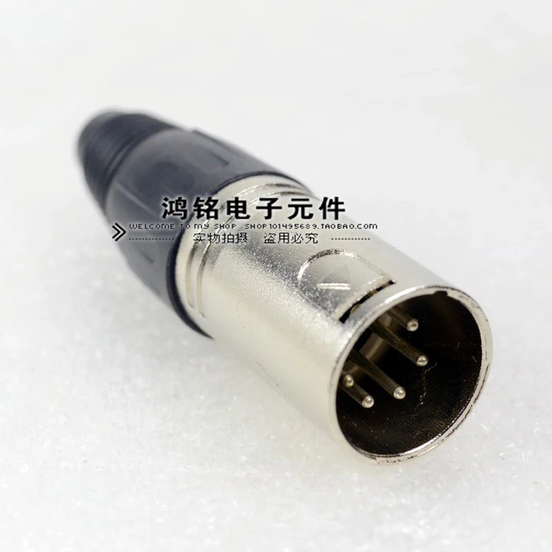 Штекер XLR 10 шт. 5 контактный разъем для микрофона аудио разъем|plug connector|l connectorplug pin |