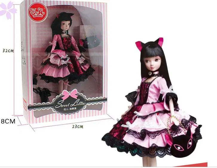 

Original Kurhn Dolls For Girls Fashion Classic Toys Girl Birthday Gift Hobby Collection Lolita Cat #6038