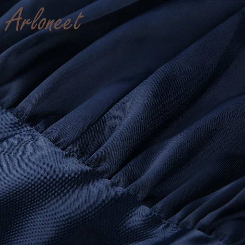 Одежда arloneet, элегантное женское платье для беременных, Vestidos, камзол, платье, однотонное Повседневное платье, летнее сексуальное женское платье, одежда для беременных