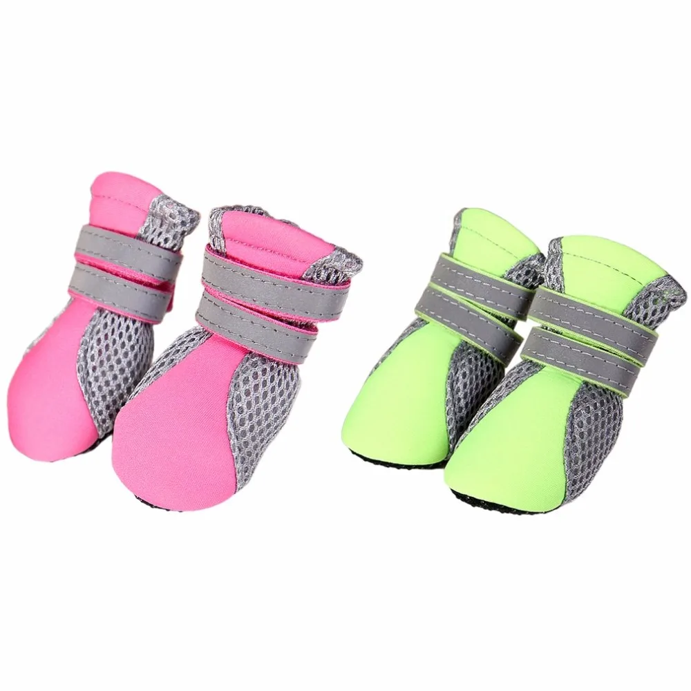 Pure Rubber Soft Sole Walking Running Dog Shoes for Small Pet Dog Puppy