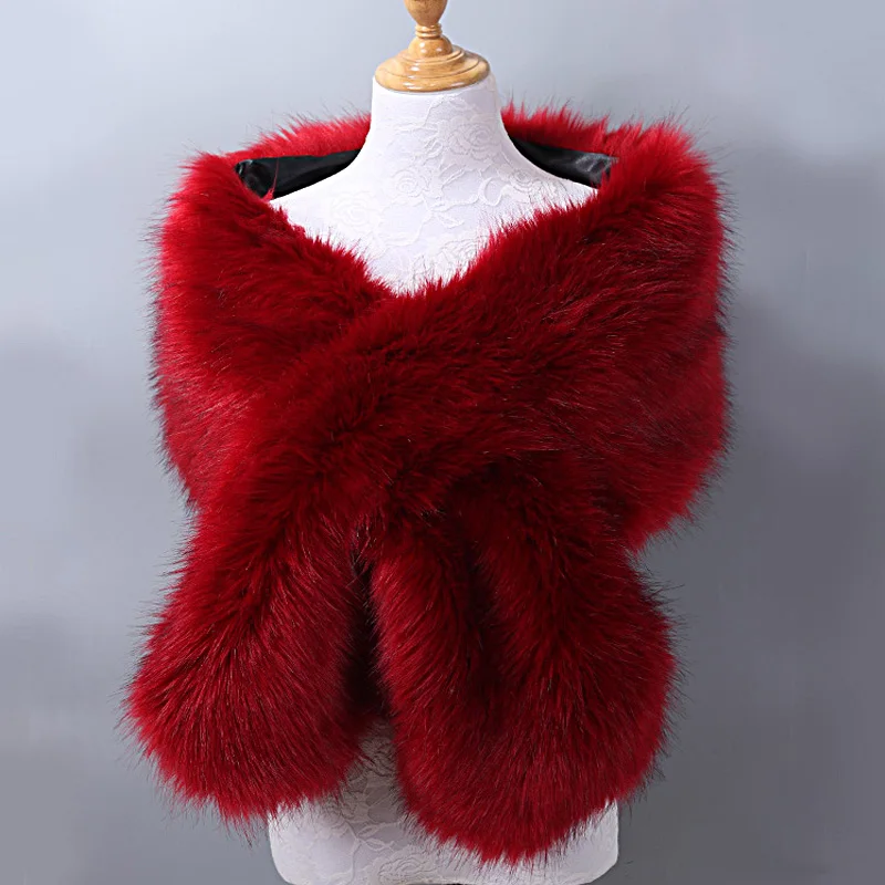 Fur Faux Winter Bolero Women Bridal Shawl Wedding Cape In Stock Bridal Cloaks Wedding Coat Jacket For Evening Party Accessories