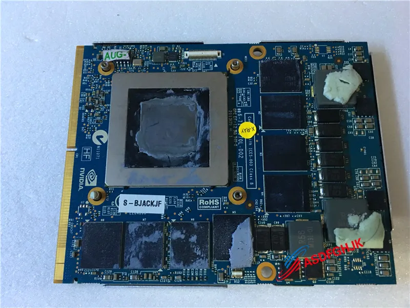 

Original FOR CLEVO p150SM P370SM Graphics card 6-71-P370L-D02 GTX780M Test OK