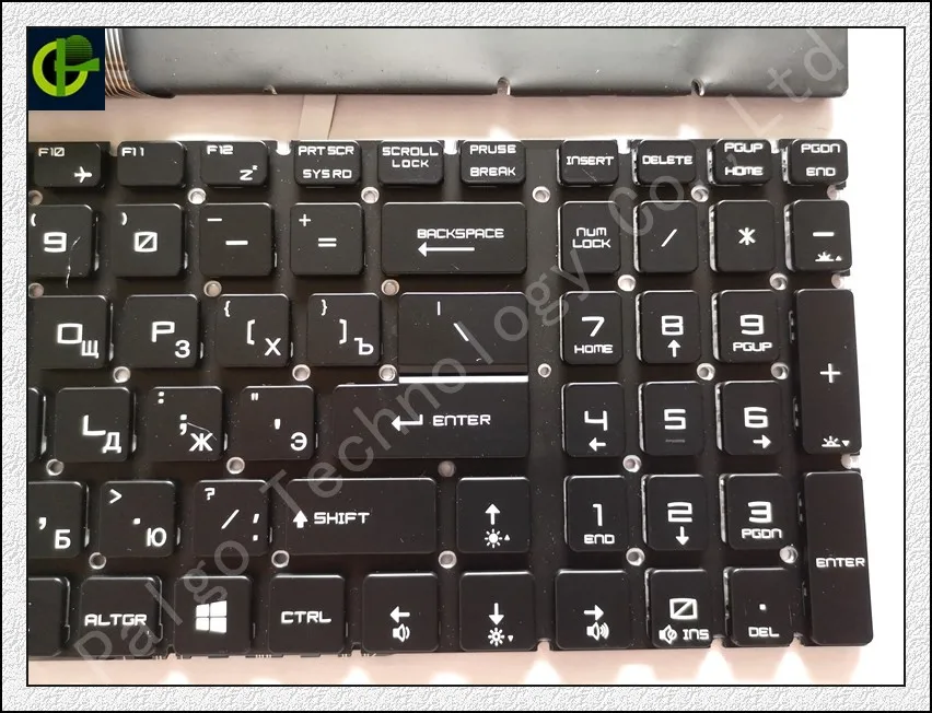 Russian Keyboard for HP ProBook 450 G3 , 455 G3 , 470 G3  RU Black laptop keyboard with backlit