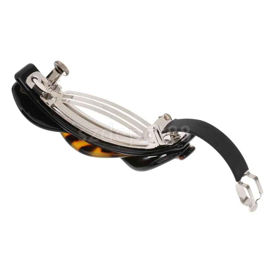 2Pcs Japanese Twist Spring Hair Clip Barrette Hairpin Clamp Ponytail Holder