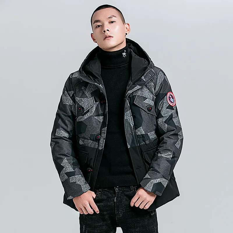 

2018 Winter Camouflage Down Parka Jacket For Men.DB03