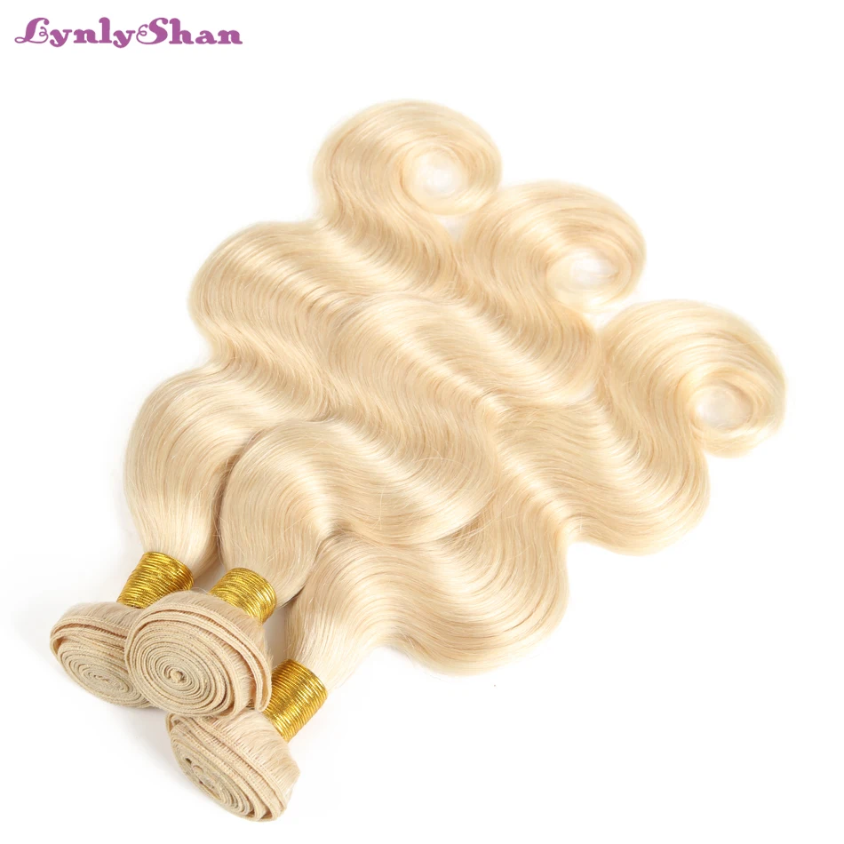 

Honey Blonde Hair Bundles Body Wave Indian Hair Weave Bundles 100% Remy Hair Extensions Bundles 10 to 30 Inches Lynlyshan Hair