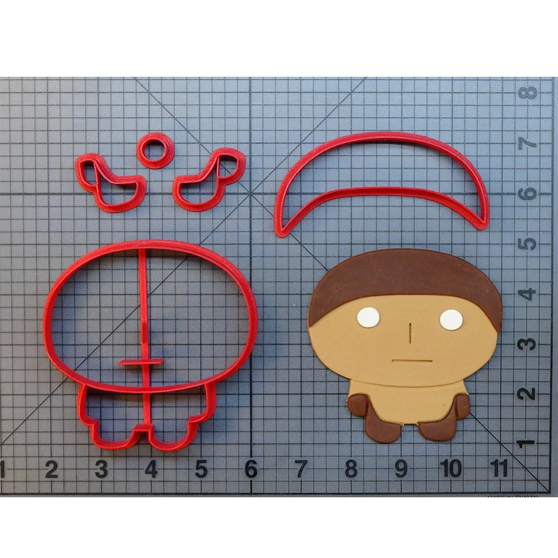 Bread Character Kogepan Cookie Cutter Fondant Cupcake Top Custom Made 3D for Cake Decoration Tools | Дом и сад