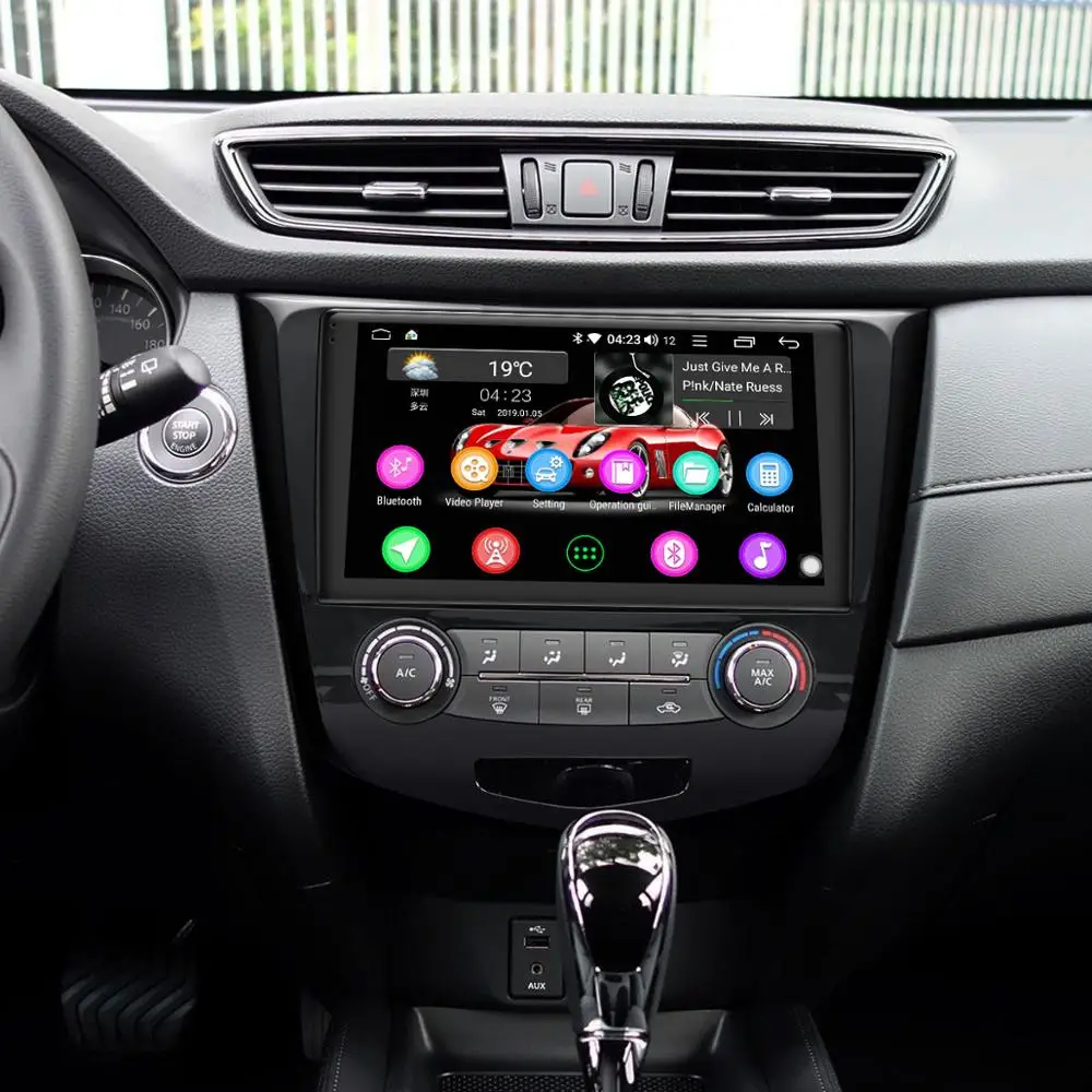 Top 10.1"IPS Android8.1 Car Radio Stereo 2GB +32GB Head Unit Built-in DSP For Nissan Qashqai 2015+ GPS Multimedia Player Mirror link 2