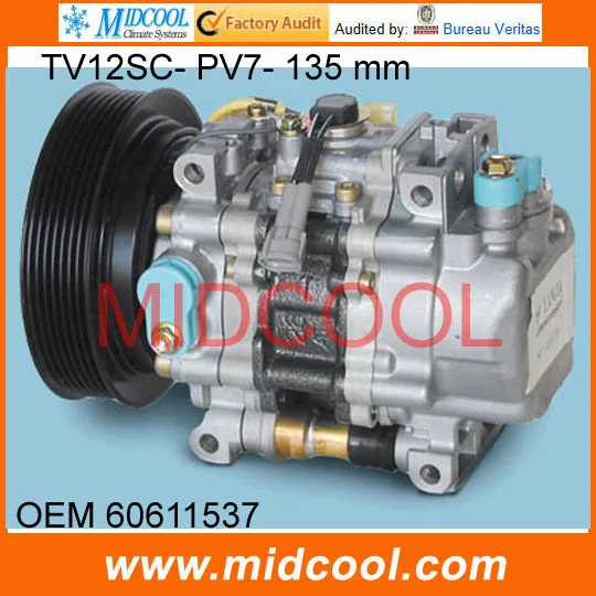 

HIGH QUALITY AUTO AC COMPRESSOR TV12SC FOR Alfa Romeo 60611537