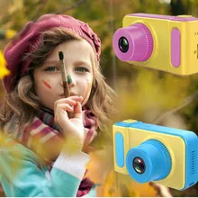 Мини Цифровая камера 2 дюйма мультфильм Милая камера игрушки дети подарок на день рождения малыша игрушечная камера 1080 P видео рекордер