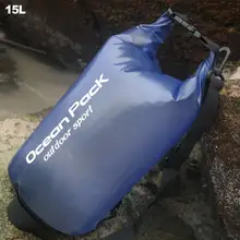 ПВХ водонепроницаемая сумка с буквенным принтом уличные спортивные в стиле унисекс рюкзак Складная портативная упаковка для хранения для рафтинга катание на лодке