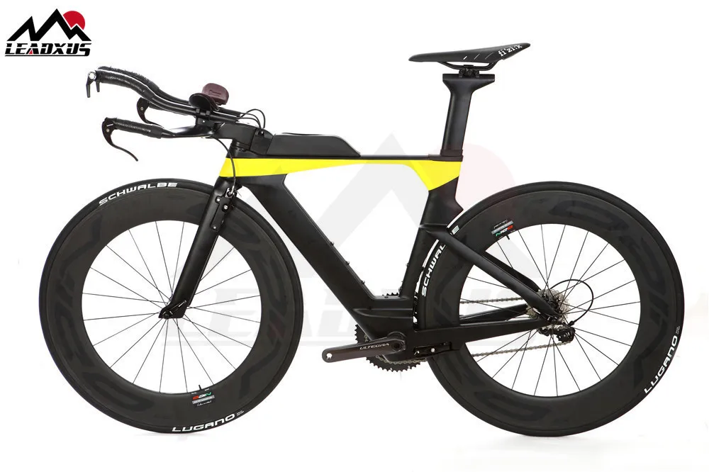 Perfect Leadxus Kx3000 Tt Complete Bike Time Triathlon Bicycle Carbon Frame+88mm Carbon Wheel+handlebar+r8000 Group+saddle 1