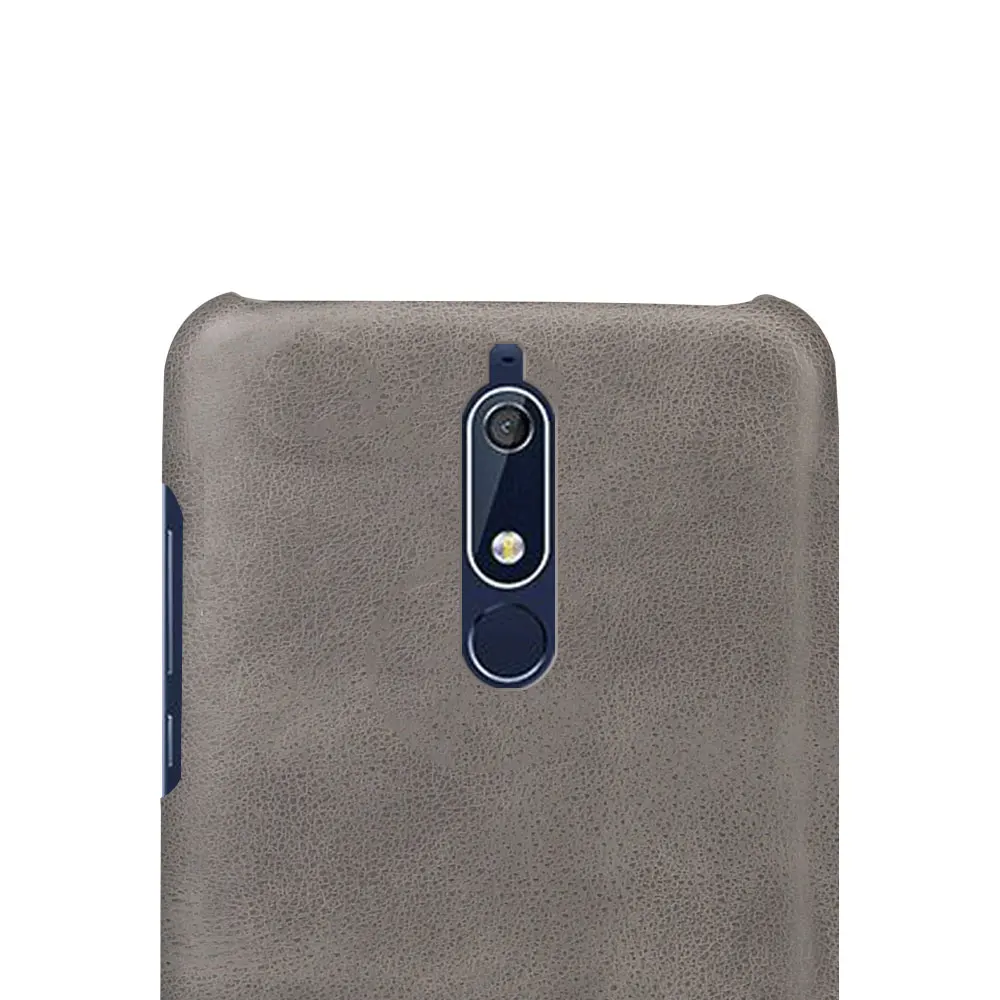 For Nokia 5.1 Case 6 Colors Available Phone Cases For Nokia 5.1 Black Brown Leather Case For Nokia5.1 Back Covers Coque DropShip (14)