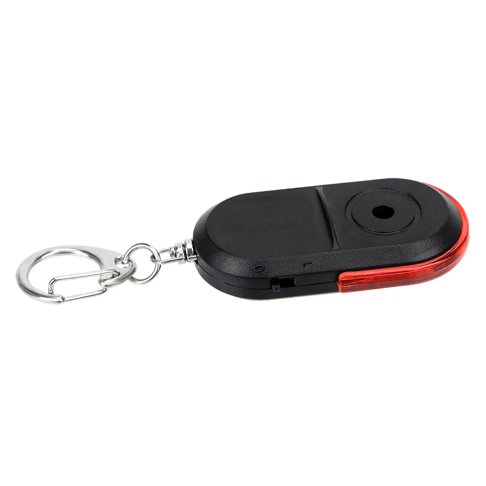 FORAUTO Key Finder Автомобильный Брелок Анти-потерянное устройство с светодиодный светильник-вспышка беспроводной свисток Звуковой индукционный локатор для ключей автомобильный стиль - Название цвета: Красный