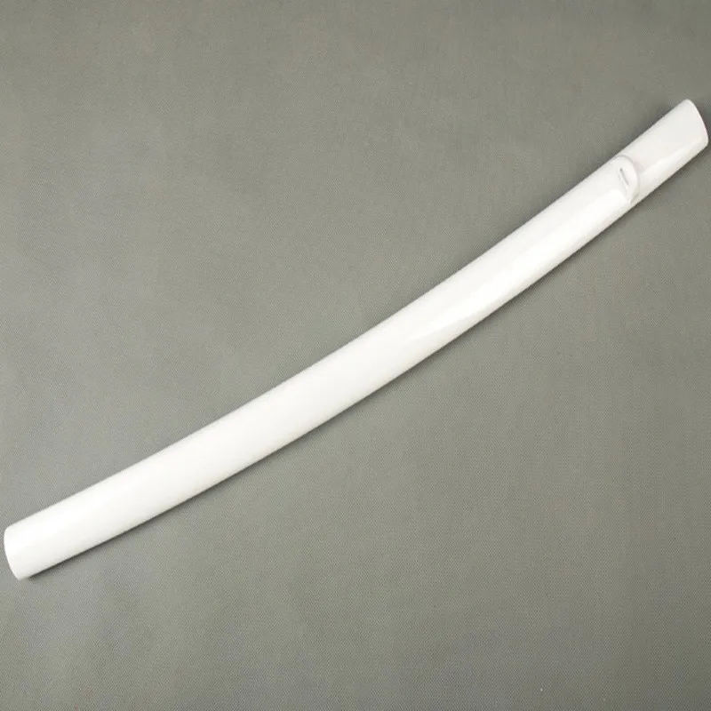

Fully Handmade Exquisite Sword Fitting White Glossy Wooden Saya Sheath Scabbard for Samurai Japanese Katana Nice Wood Craft