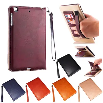 

PU Leather Flip Stand Cover For iPad mini 1 2 3 Funda Auto Sleep Wake Smart Case For iPad Mini 1 2 3 7.9 inch With Hand-Holder