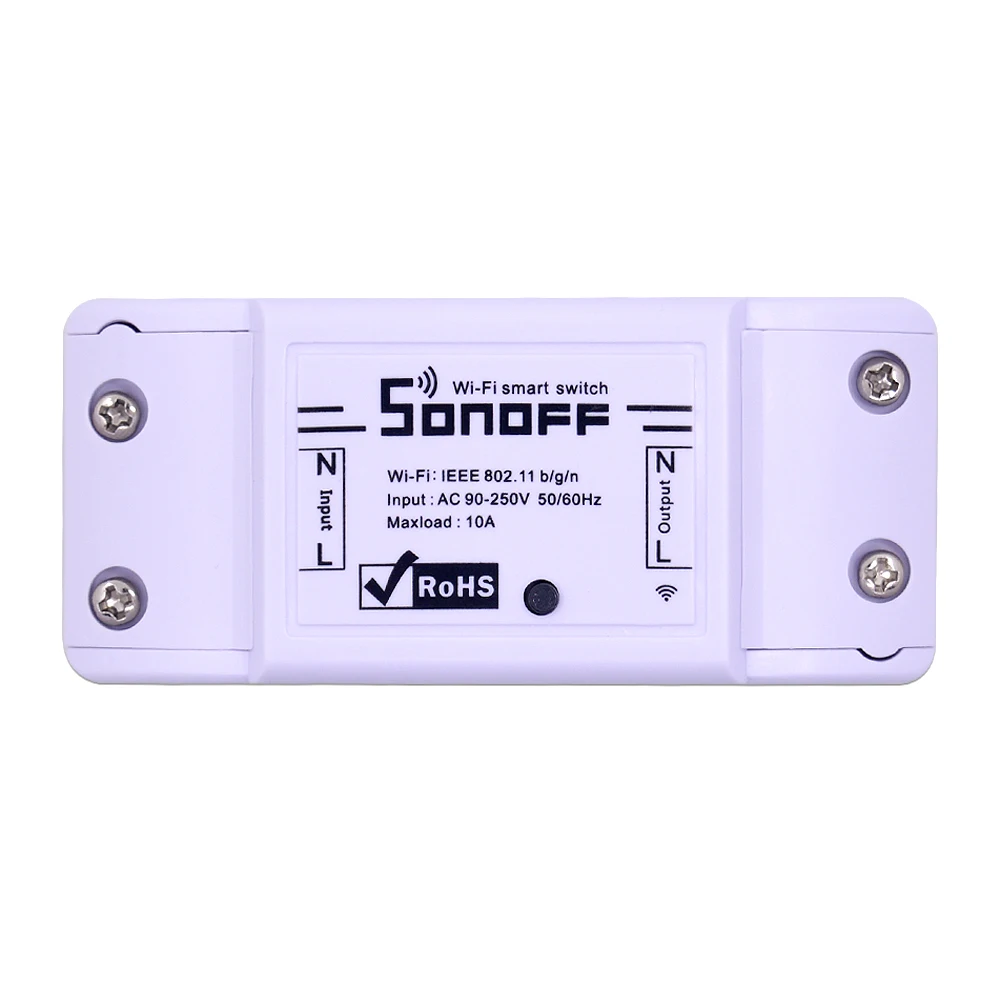 

Itead Sonoff Basic Wifi Switch Wireless Remote DIY Automatic Light Smart Home Automation Relay Module Controller Work with Alexa