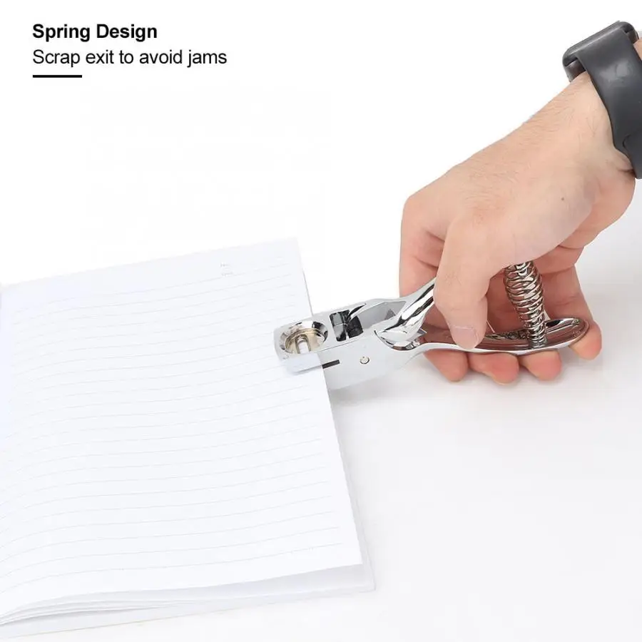 

Handheld Hole Slot Puncher Card Oval Hole Puncher Tool Single Hole Punch Paper Crafts Easy to Operate