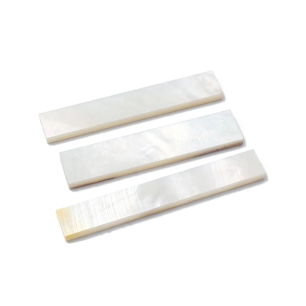 Guitar Inlay Material White  Block 1.5mm/0.05'' Thickness For Vintage Guitar Banjo Mandolin Accessories